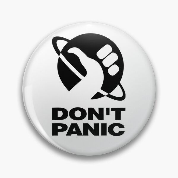 Item preview, Don't Panic! designed and sold by MinimalistRay.