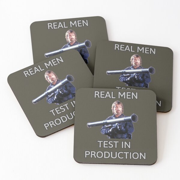 Item preview, Chuck Norris - Real Men Test in Production designed and sold by SeriesShirts.