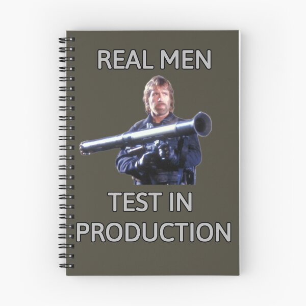Item preview, Chuck Norris - Real Men Test in Production designed and sold by SeriesShirts.