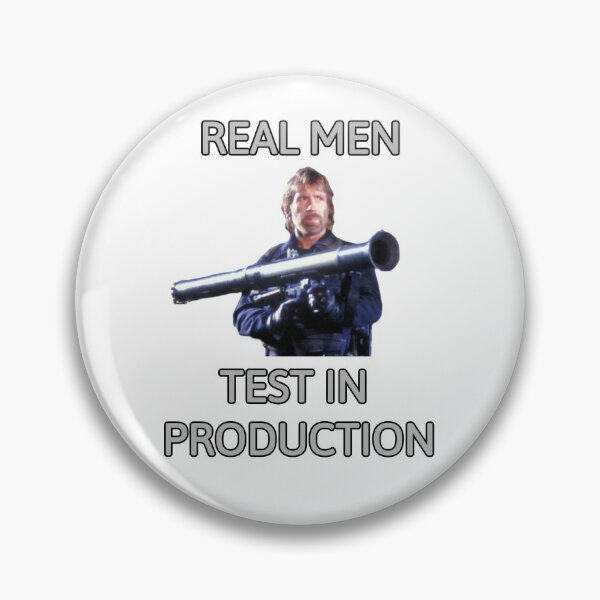 Item preview, Chuck Norris - Real Men Test in Production designed and sold by SeriesShirts.