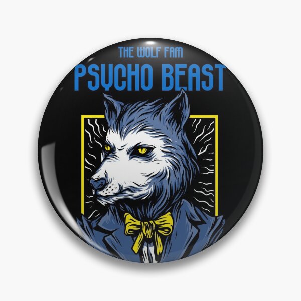 Item preview, Psycho Beast Wolf Fam designed and sold by ShineEyePirate.