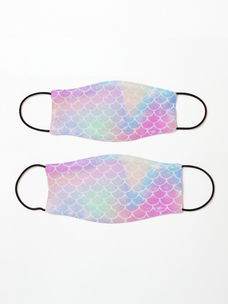 Alternate view of Blue & pink mermaid Mask