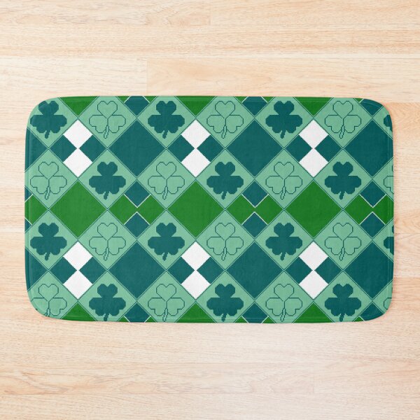 Item preview, True Argyle Shamrock Pixel Pattern designed and sold by potluck.