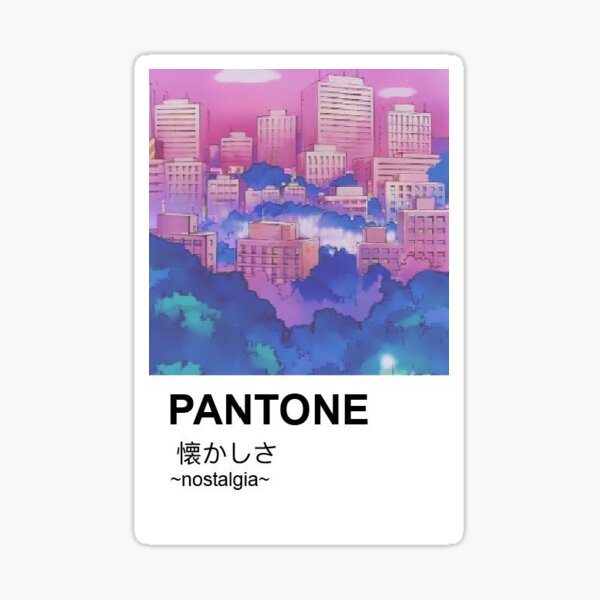 PANTONE aesthetic anime city PANTONE aesthetic anime city