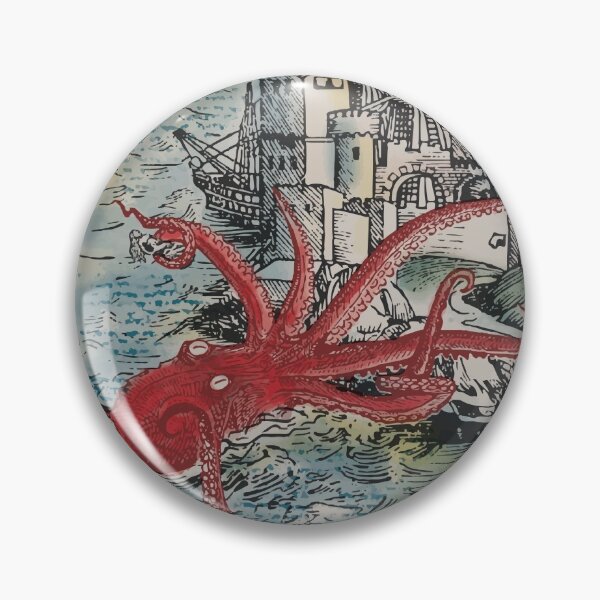 Item preview, The octopus attacks the town designed and sold by Fairytale of DC.