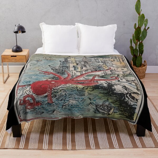 Item preview, The octopus attacks the town designed and sold by Fairytale of DC.
