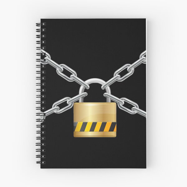 Item preview, Padlock caution and chains designed and sold by Byfab.