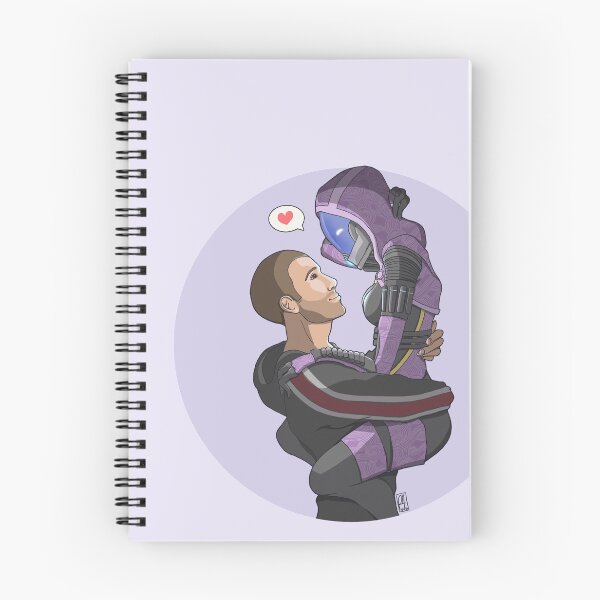 Item preview, Shepard lifting Tali in romantic embrace designed and sold by joshatki.