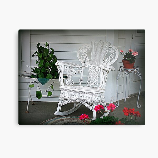 Her Favorite Chair Metal Print