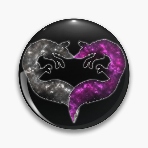 Item preview, Forever & Always Foxes - Galaxy - Gray & Purple designed and sold by Katrina Montgomery.