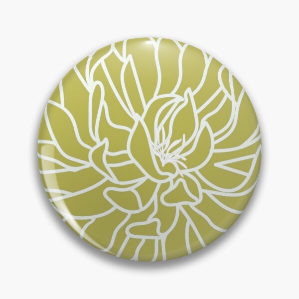 Item preview, Chrysanthemum One-green designed and sold by Annette Chabidon Studio.