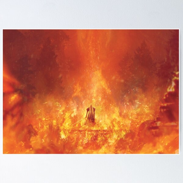 Vista previa del artículo con la obra «Infierno Nibelheim», diseñado y vendido por orioto.