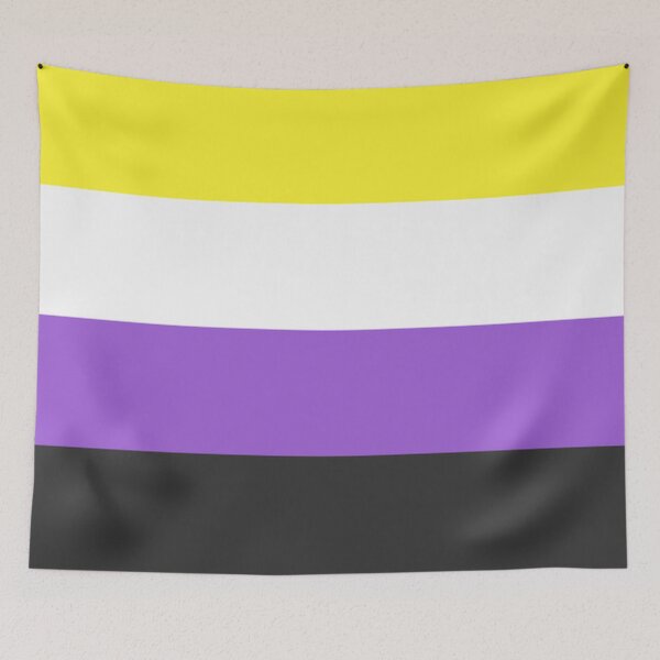 Item preview, LGBTQ+ Nonbinary Flag designed and sold by onlymerch.