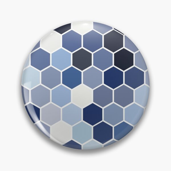 Item preview, HONEYCOMB HEXAGON AZUL designed and sold by SunlightStudios.
