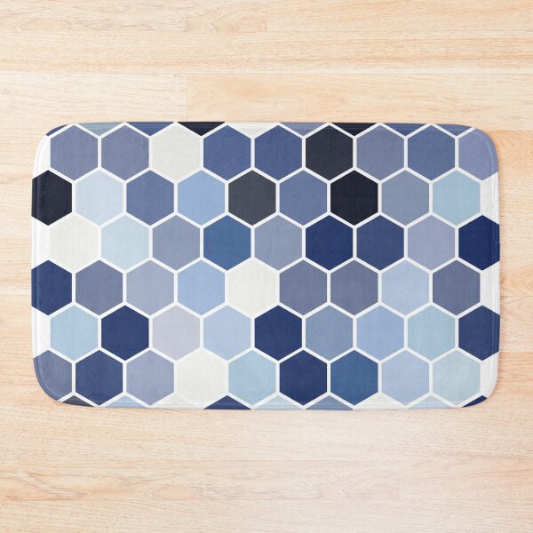 Item preview, HONEYCOMB HEXAGON BLUE designed and sold by SunlightStudios.