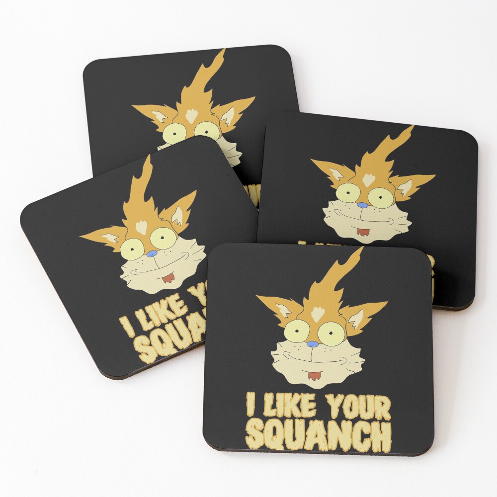 Squanchy - Rick and Morty Coasters (Set of 4)