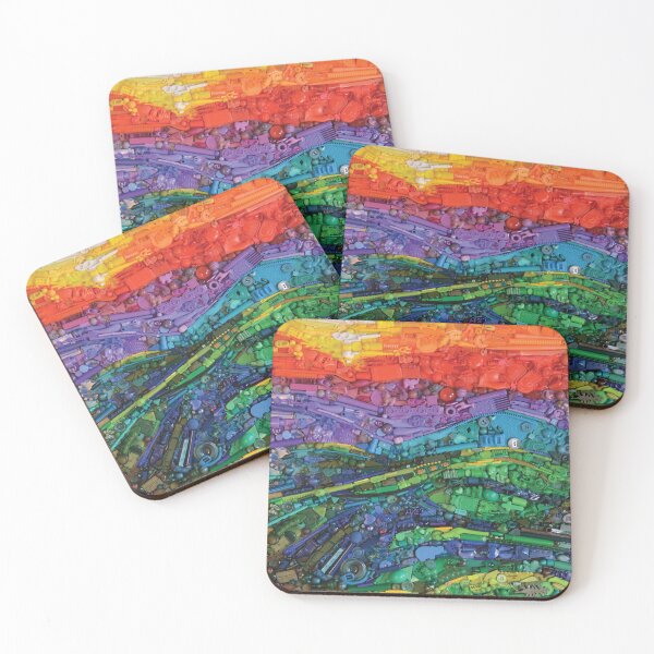 Item preview, Abstract Hills designed and sold by hilarystoyart.