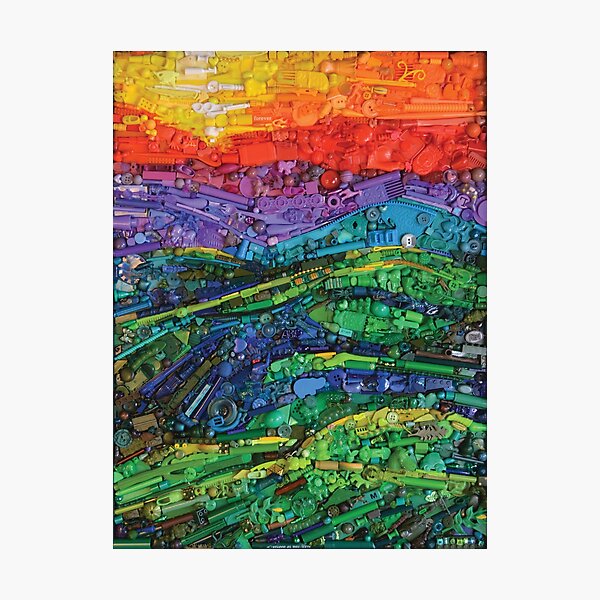Abstract Hills Photographic Print