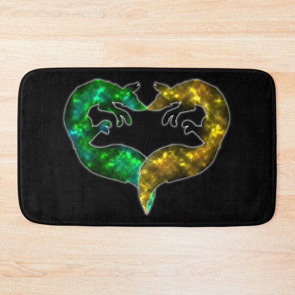 Item preview, Forever & Always Foxes - Galaxy - Green & Yellow designed and sold by Katrina Montgomery.