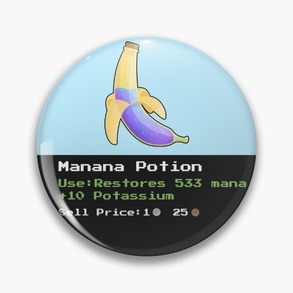 Item preview, Manana Banana Mana Potion designed and sold by animinimal.