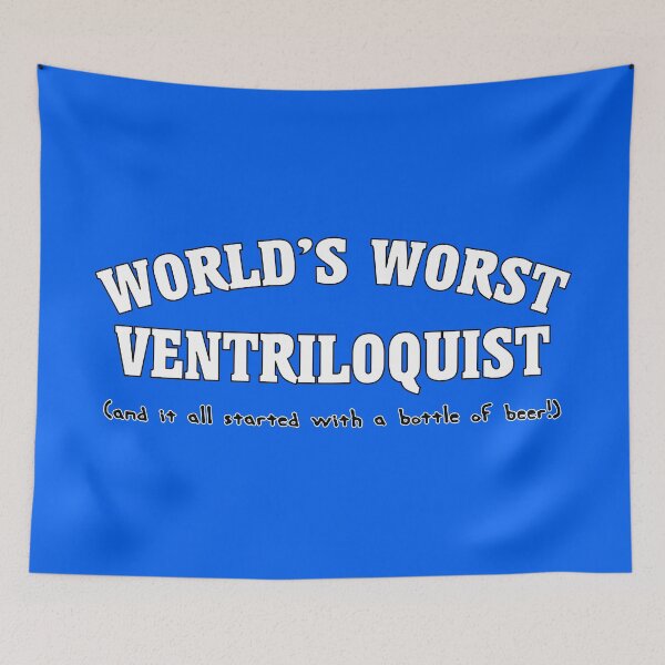 Item preview, World's worst ventriloquist - entertainer wearing a mask designed and sold by harrizon.