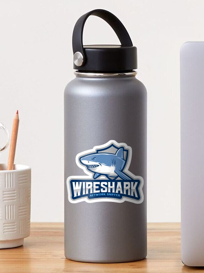 Thumbnail 1 von 3, Sticker, Wireshark-Netzwerk-Sniffer designt und verkauft von clubtee.