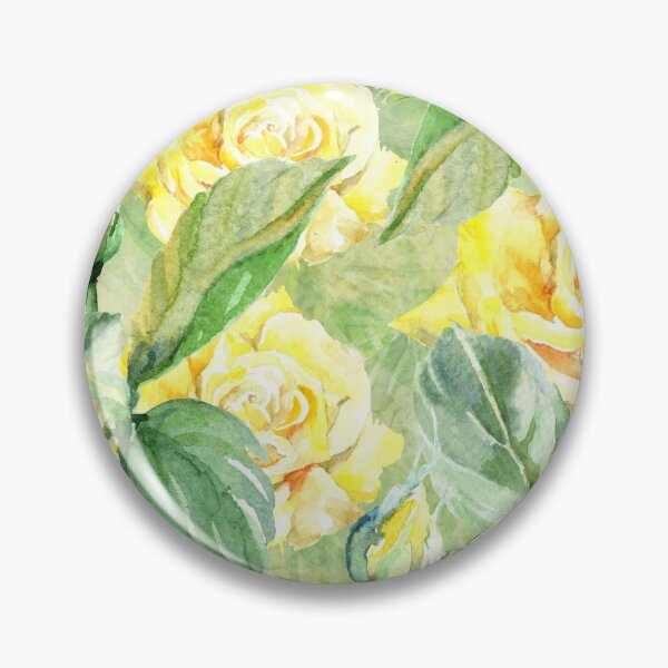 Artikelvorschau, Gelbe Rosen in Blättern entworfen und verkauft von SigsDesigns.