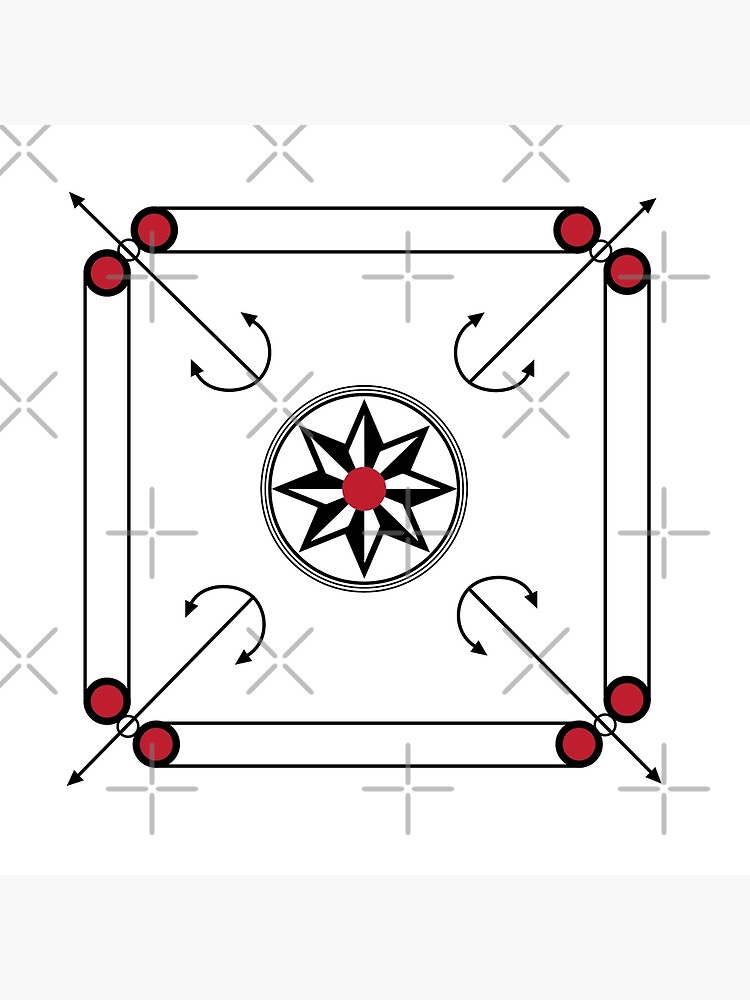 Carrom Board Game Illustration Vector White Background Stock Vector by  ©Morphart 613450812