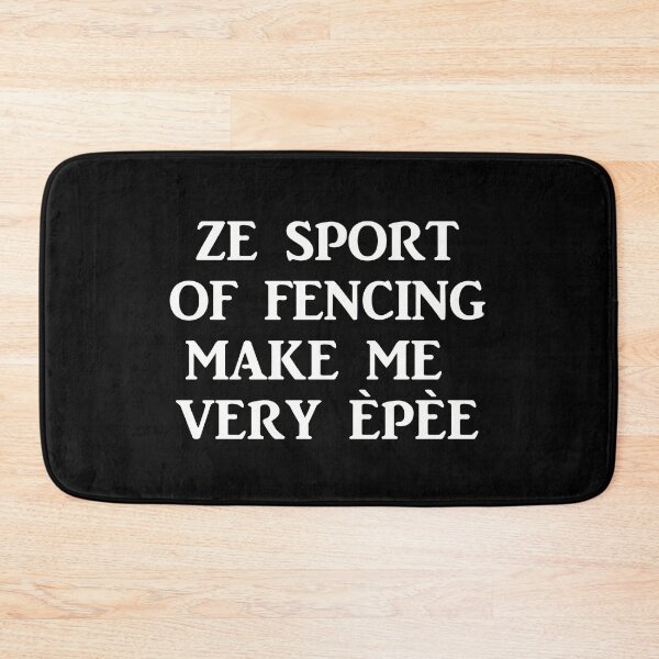 Item preview, Ze Sport Of Fencing Make Me Very Epee designed and sold by kudostees.