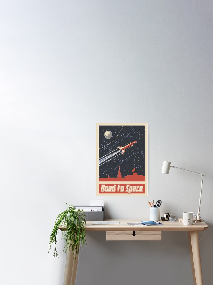 Affiche de l'espace Vintage Road to Space | Poster