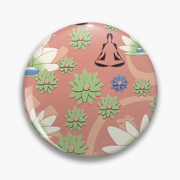 Item preview, Yoga y meditación - rosa, coral designed and sold by GargoyleSentry.