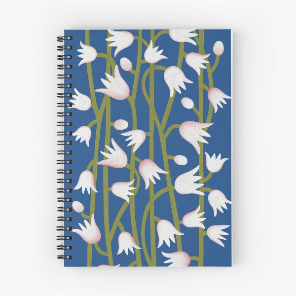 Item preview, Climbing Lillies on Classic Blue designed and sold by ToiledeLina.