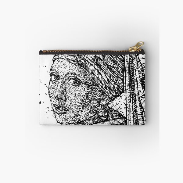 Item preview, GIRL WITH A PEARL EARRING after JOHANNES VERMEER - ink version designed and sold by lautir.