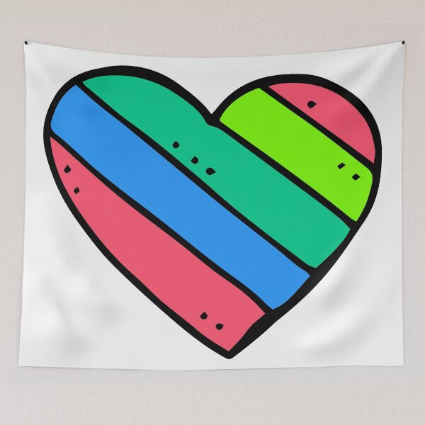 Item preview, Multicolor Heart designed and sold by MonVerSer.