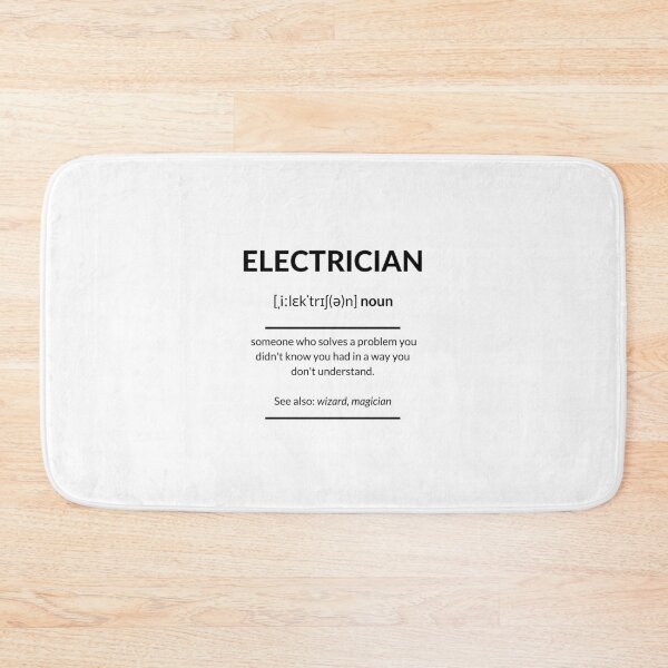 Item preview, Electrician Definition | Dictionary Collection designed and sold by Designschmiede.