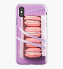 Pink macarons iPhone Case