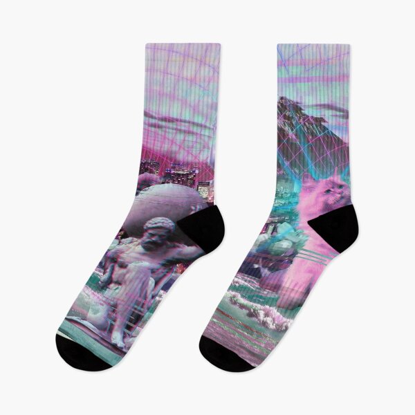 Item preview, vaporwave cat #2 designed and sold by FandomizedRose.