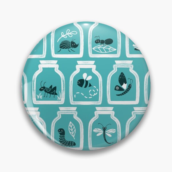 Item preview, A collection of bugs - turquoise designed and sold by movezerb.