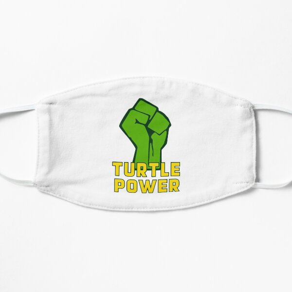 Turtle Power! Flat Mask