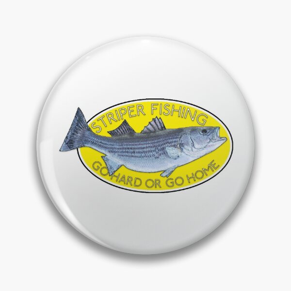 Item preview, STRIPER FISHING - GO HARD OR GO HOME designed and sold by NewNomads.