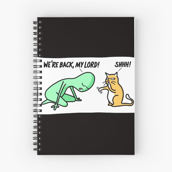 Item preview, Don't let the humans overhear you!  /w alien and cat, white background  designed and sold by brigach.