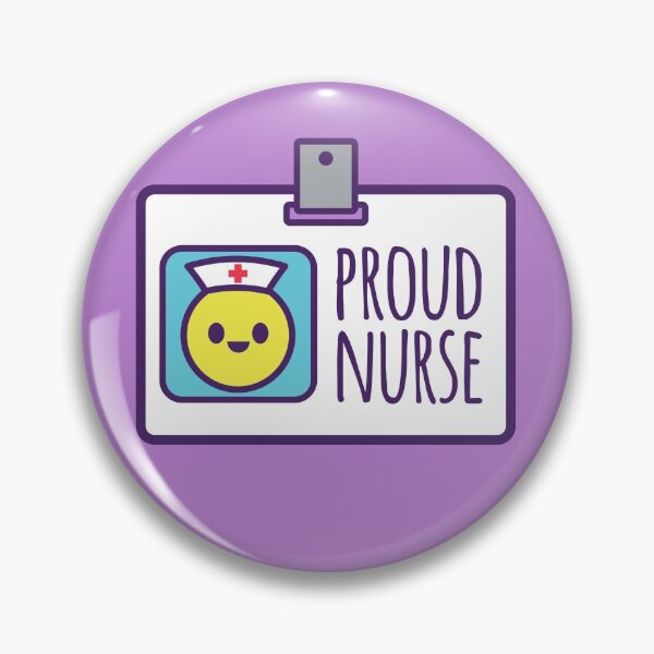 Item preview, "Proud to Be a Nurse" Pattern / Purple designed and sold by jsongdesign.