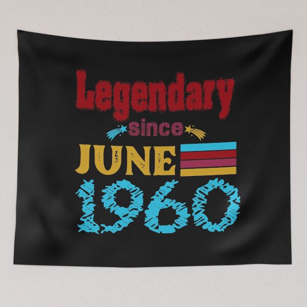 Item preview, Legendary Since June 1960: Funny 60th Birthday Gift Idea. designed and sold by cutitoutsir.