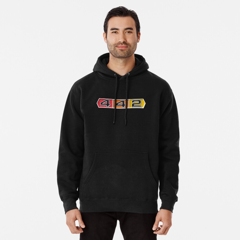 Oldsmobile 442 badge emblem Pullover Hoodie for Sale by Robin Lund Redbubble