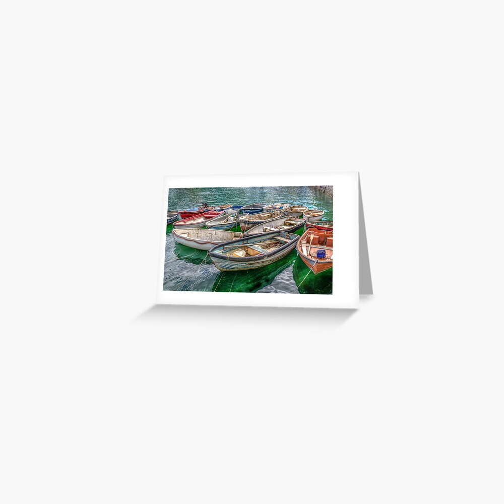 Colourful Clinkers, Mevagissey - 12/07/19 Greeting Card