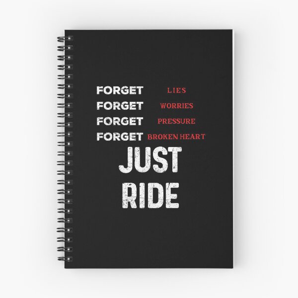 Item preview, Forget Lies, Worries, pressure, broken heart, Just Ride designed and sold by bumperapparels.