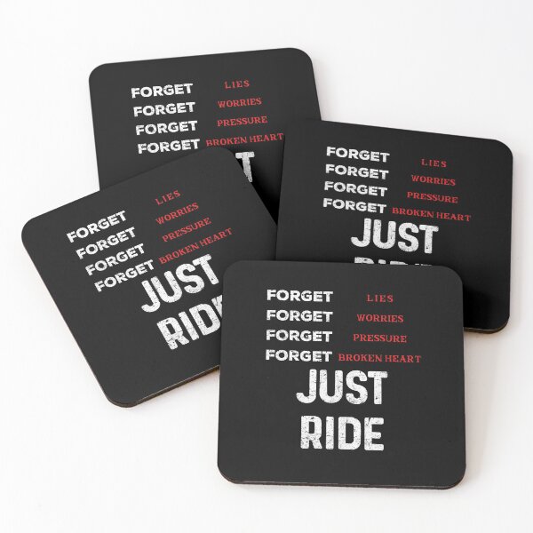 Item preview, Forget Lies, Worries, pressure, broken heart, Just Ride designed and sold by bumperapparels.