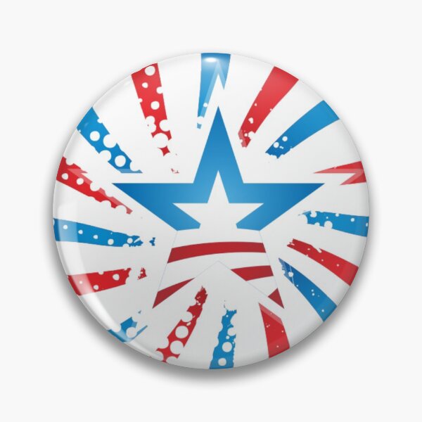 Item preview, USA Starburst Face Mask designed and sold by Tender Flower Clothing.