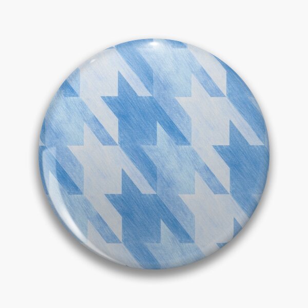 Item preview, Blue Monochrome Houndstooths - Scottish Highlands  designed and sold by ToiledeLina.