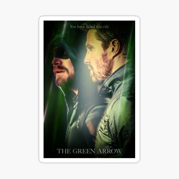 Arrow Oliver Queen Sticker For Sale By Sarah9531 Redbubble 4272